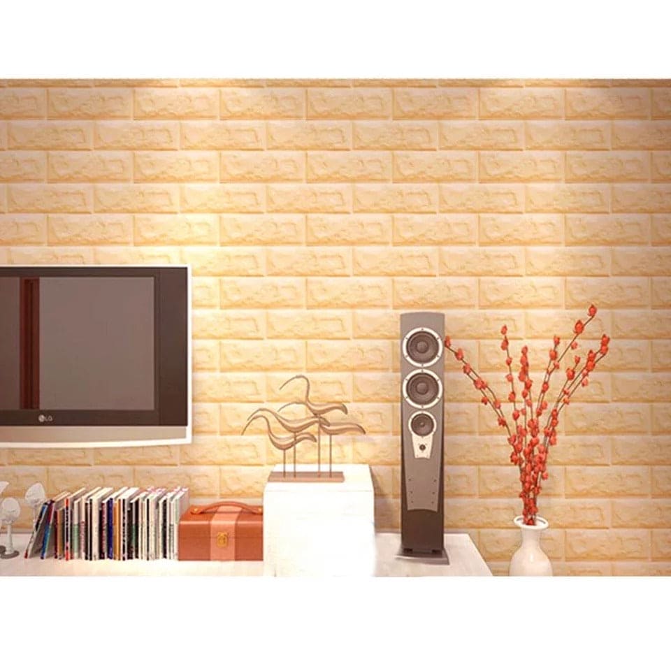 3D Brick Wall Stickers Wall Paper, Self-Adhesive Wallpaper Peel, Sofa Background Wall Decor 3D Brick Wall Stickers Wall Paper, Self-Adhesive Wallpaper Peel, Sofa Background Wall Decor